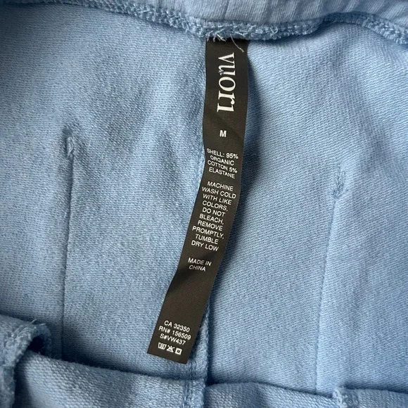 Vuori Women's Laguna Lounge Pants Light Blue Jogger Sweatpants Size Medium - Picture 7 of 7